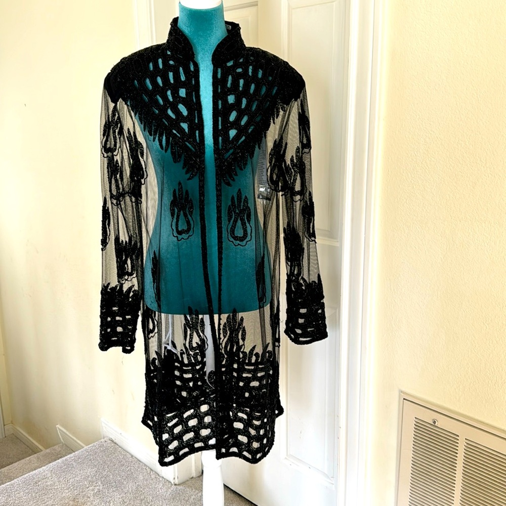 Evening beaded cover jacket for special occasions
